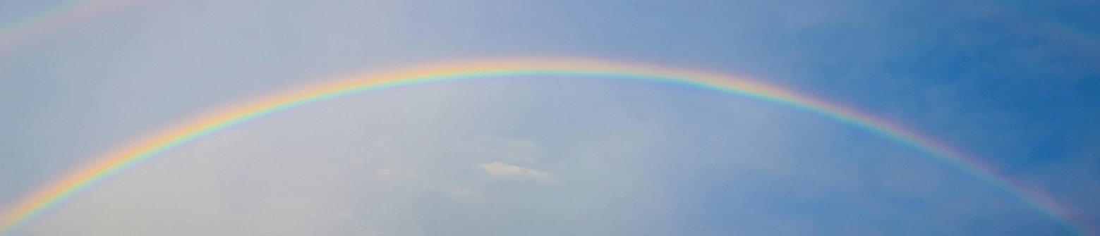 Rainbow in the sky