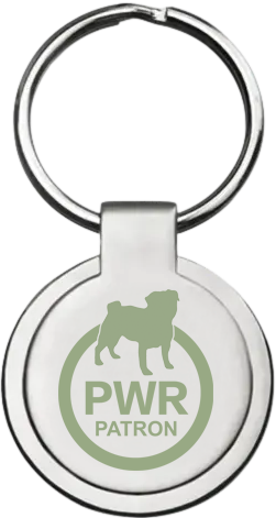 The PWR keyring is available to PWR Patrons