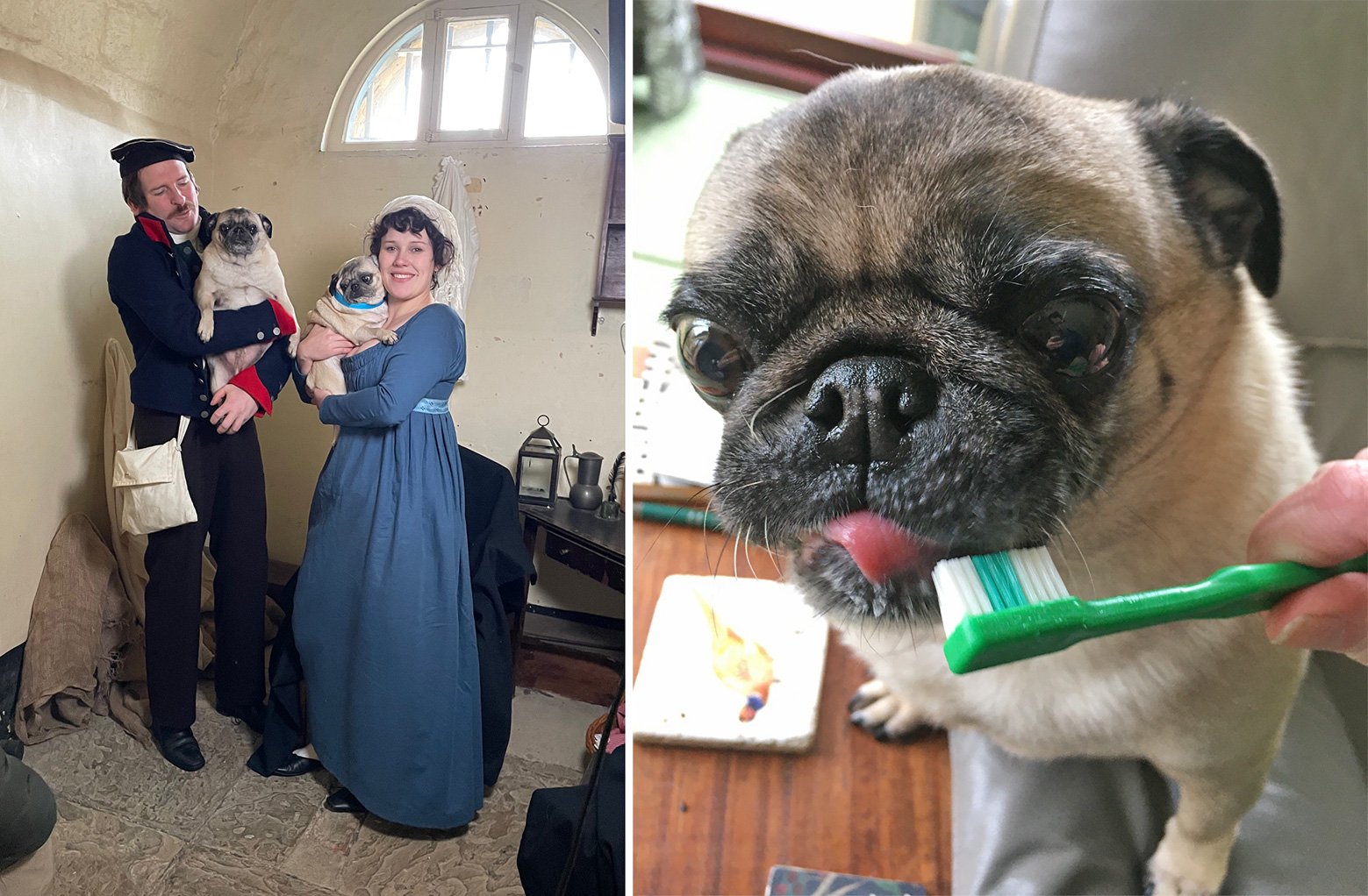 Arlo & Nora take part in a day of filming